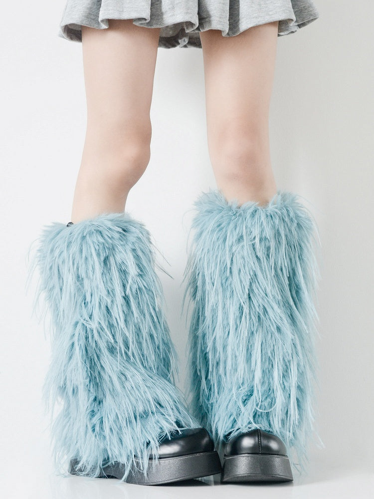 Y2K Fuzzy Leg Version 6 Short/Long Warmers Colors