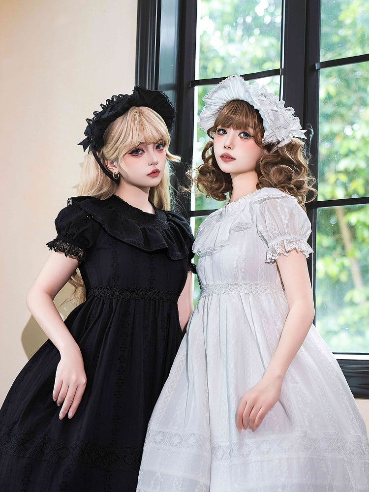 Bonnet Black / White