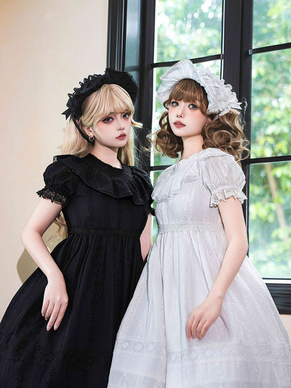 Bonnet Black / White