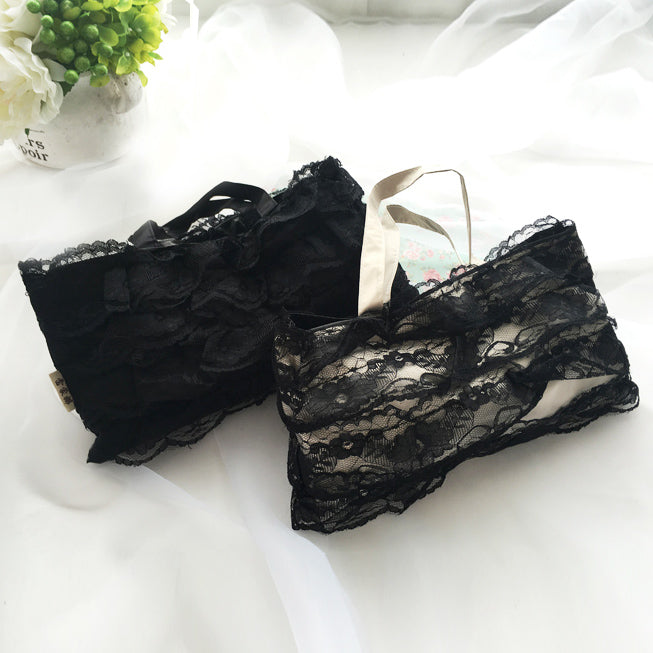 Lace umbrella carrying accessories shown in the supplier gallery