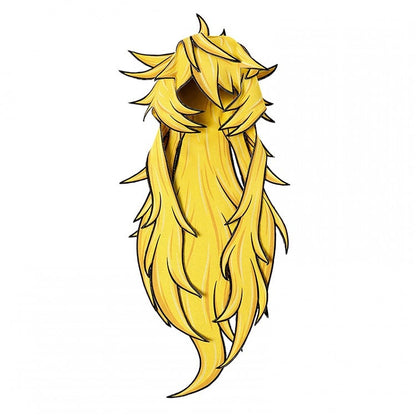 紫/黄色の漫画帽子