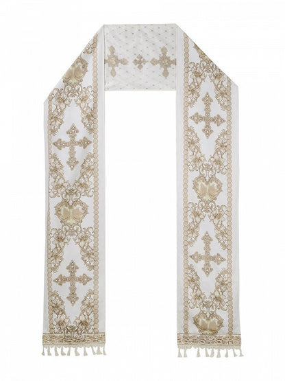 Gold Cross Lolita Shawl with Tassels - Unknown Star