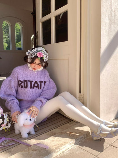 Fleece JK / Six Style Stirrup Full-Foot Lined Colors Tights