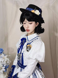 Printed Gothic with Lolita Web Bowknot / Hat Spider Patterned