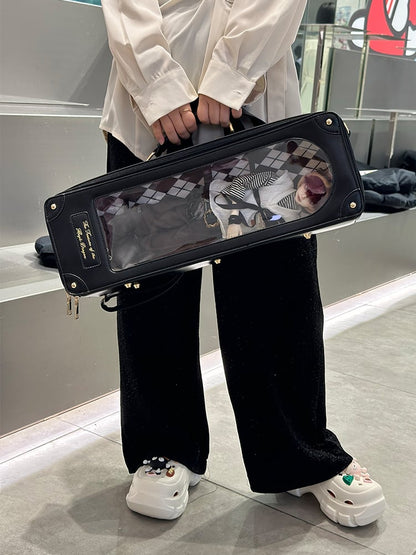 Crossbody – als Maßstab 1/4 BJD Tasche Black Wear Doll