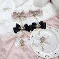 Rhinestone Clip 11 Crown Colors Kei Hair Bow Jirai