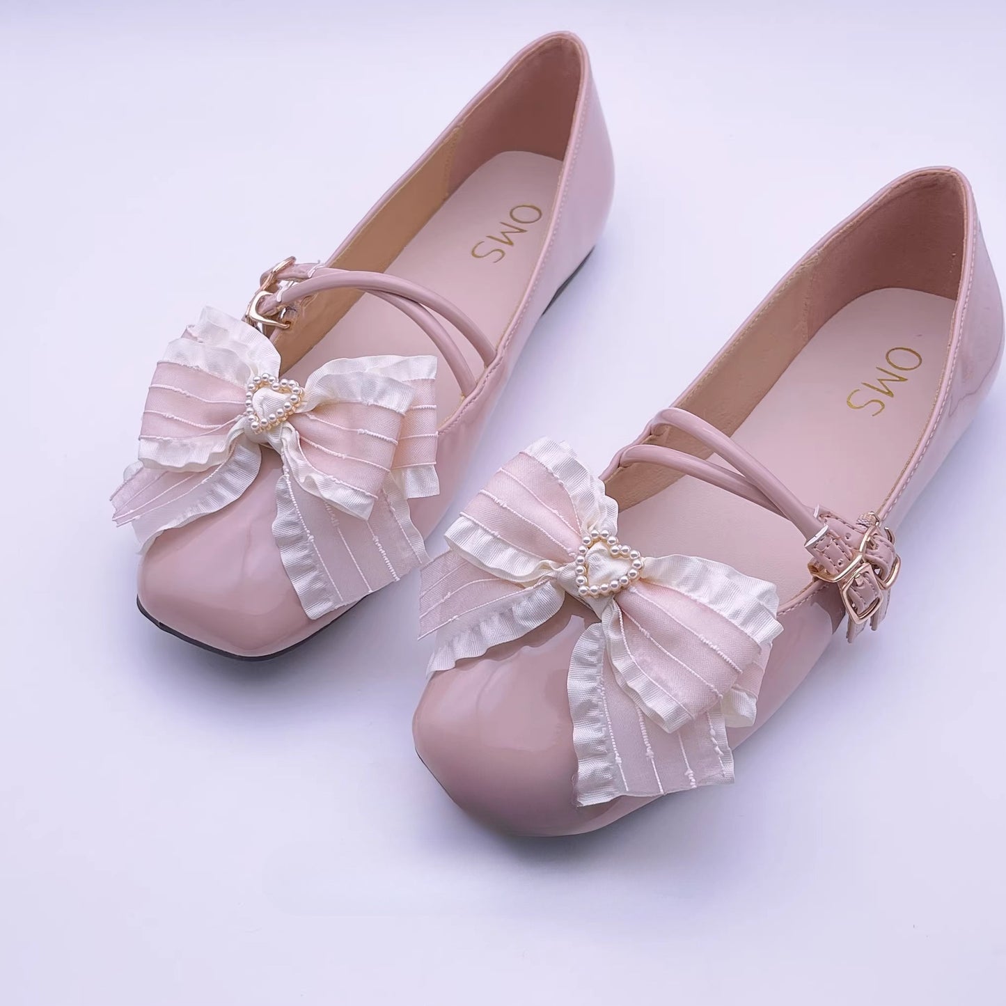 Pink Fairy Princess Bow Shoe Clips - Sweet Lolita Accessories