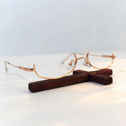 Eyeglasses Gold Frame Steampunk