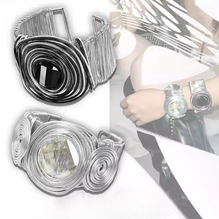 Y2K Cuff Bittersweet Black/Silver