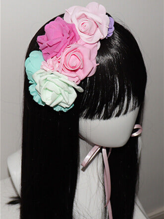 Colorful Hairband Floral Design