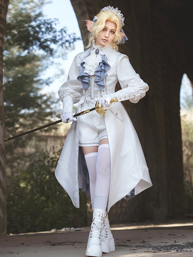 White Lolita Ouji Shorts Prince