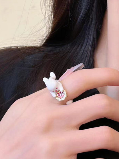 Y2Kアニマルデザインリング