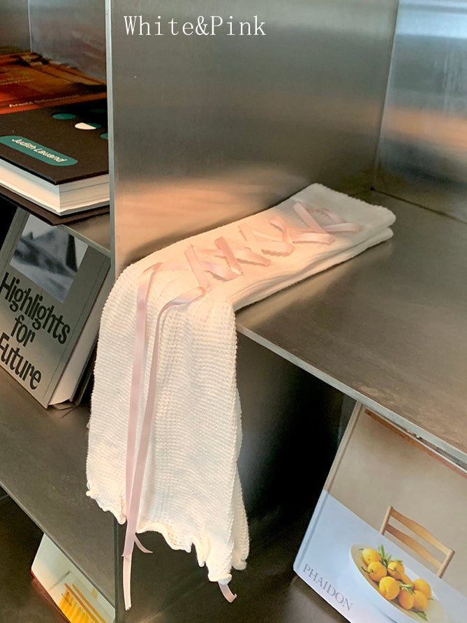 カラー詳細 ウォーマー レースアップ 6つのオプション レッグルーズ