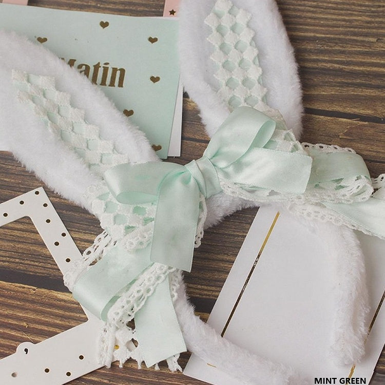 Sweet Bunny Ear KC Color Options Lolita 21 Bow