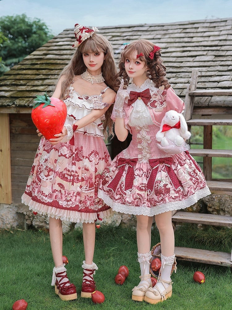 Pink Bowknot Bolero - Strawberry Night Fantasy - Unknown Star
