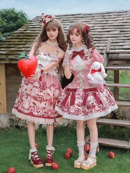 Pink Bowknot Bolero - Strawberry Night Fantasy - Unknown Star