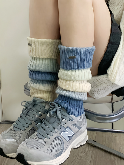 コーヒーY2Kニットレッグウォーマー