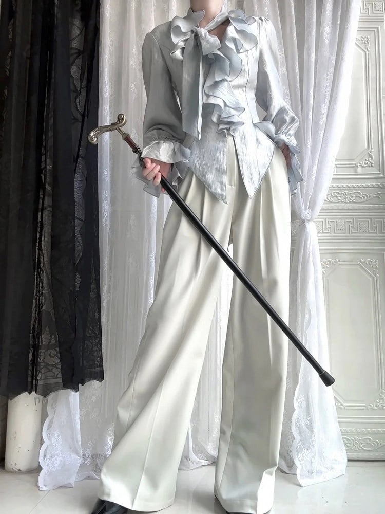 Hose Lolita Ouji Weiß Off