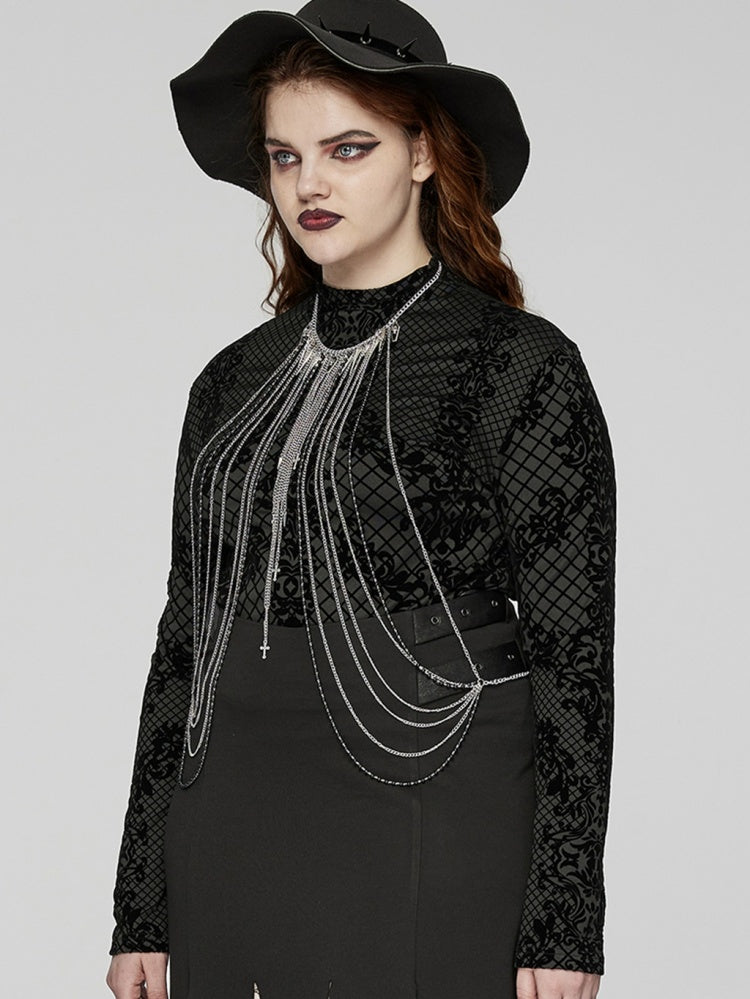 パンクタッセルチェストチェーン