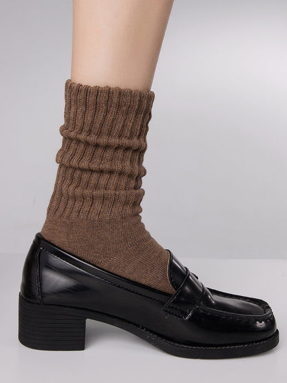 Socks 6 Colors Retro Cotton Minimalist