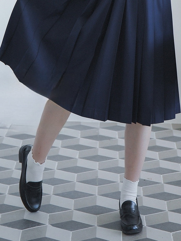 Socks Cuff White Ruffled Ankle