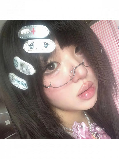 Y2K Rhinestone Hairclip - Kiwi Store