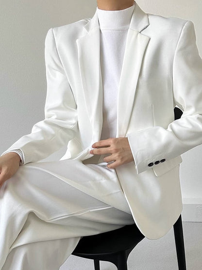 Sweater Unisex Lolita Fit Neck Slim Ouji with White Turtle Long-Sleeve