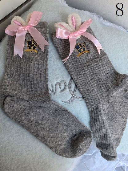 Optionen Cartoon Socken Rüschen Lolita Bündchen Kalb Bunt 9