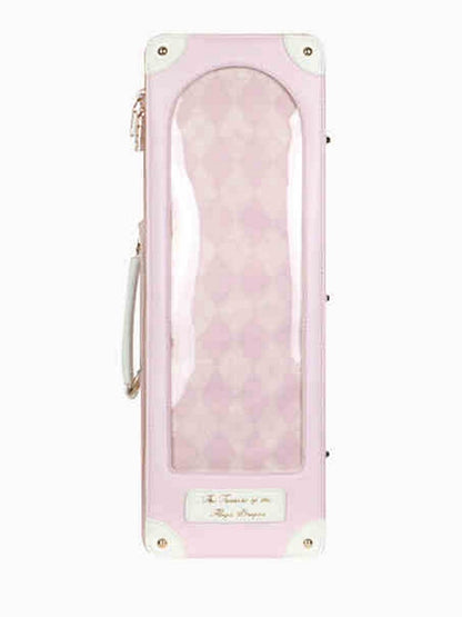 ストラップ ダイヤモンドスケール 2ドール ピンクパターン 1/4 BJD バッグ付き