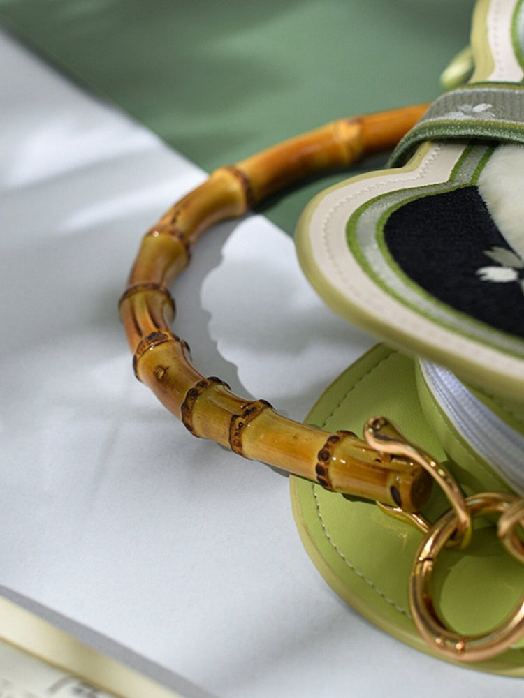 Traditional Panda Bamboo Bag - Miss Cat
