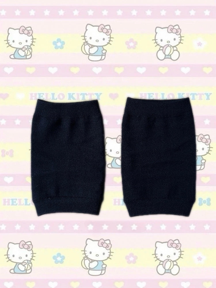 Leg Warmers Accessory) Layer Ribbed Black (Matching Inner