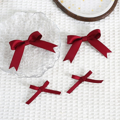 Colors 2 15 Pairs Bowknot Of Cute Lolita Hairclips