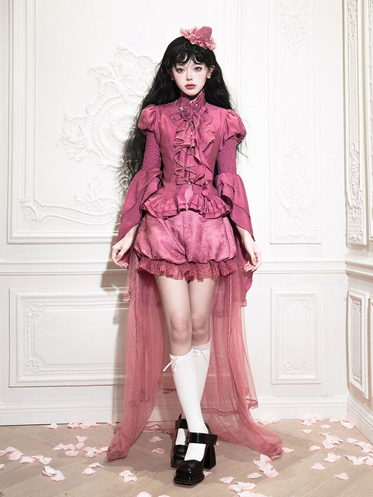 Rosa Pastell Gothic Lolita Pumphose