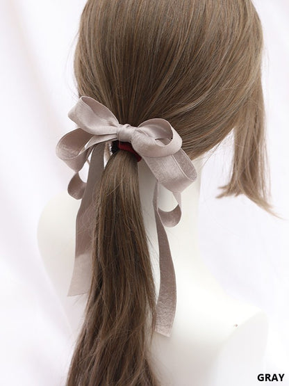 Satin Color Large Tie 11 Hair Lolita Bowknot Options