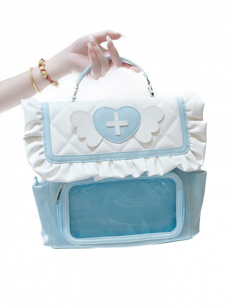 Blue Bag White Backpack Kaiwai Tenshi Doll Ita