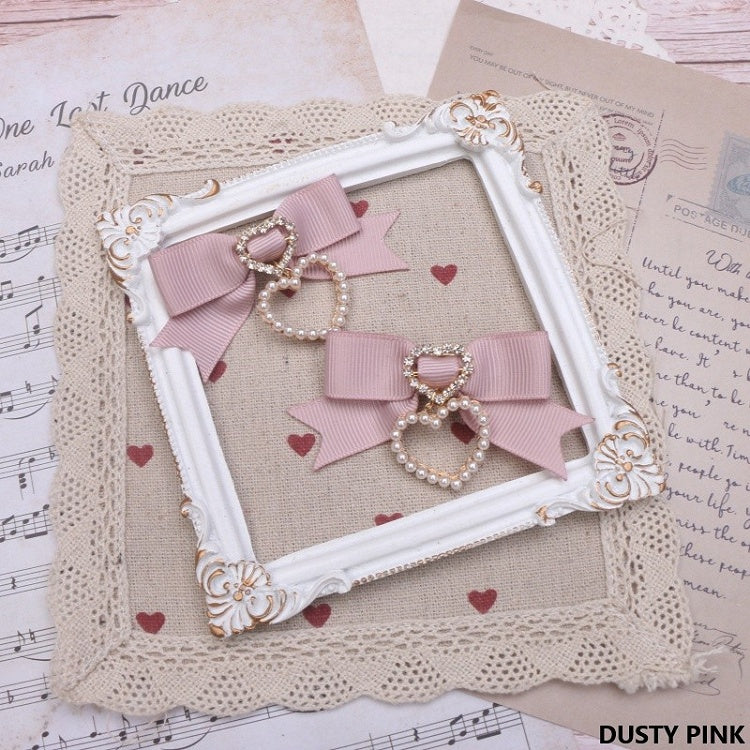 6 Kei Jirai Options Charm Heart Bowknot Hairclip Color