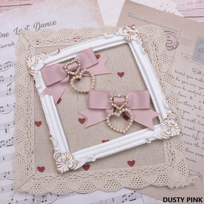 6 Kei Jirai Options Charm Heart Bowknot Hairclip Color