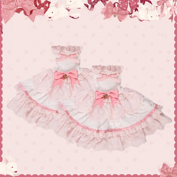 Pink Blue Cuffs / Brown Wrist