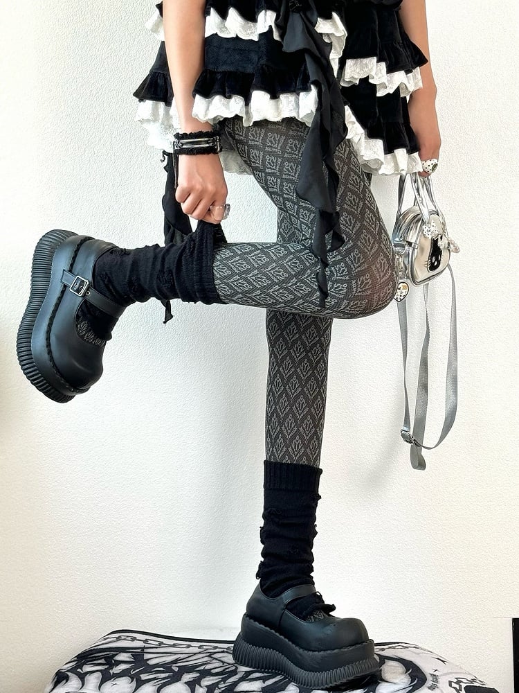 Pattern Colors 5 Tights Floral Retro