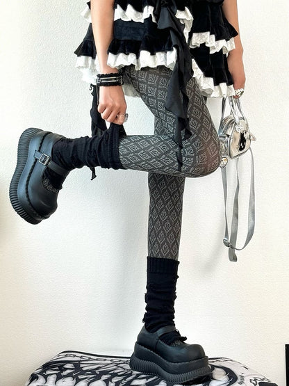 Pattern Colors 5 Tights Floral Retro