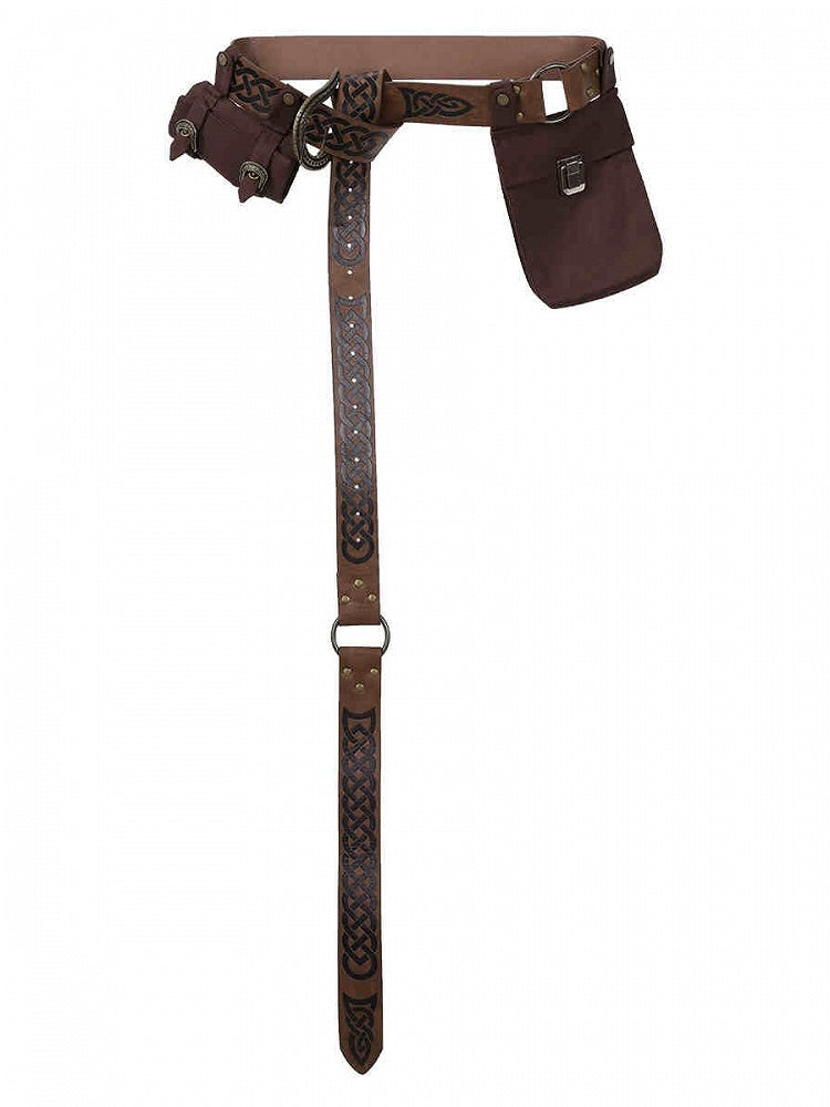 Bag Wasteland Punk Brown with Belt Waist