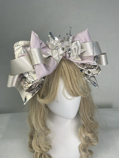 Beige Lolita Dress with Playing-Card Motif & Elegant Details - Rosede Cheese