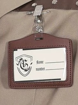 Black Brown Name Tag - PINK SAVIOR