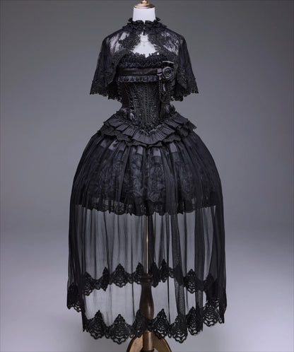 Airfreeing – Unnamed Snow Series Lolita JSK / Cape / Tulle Set