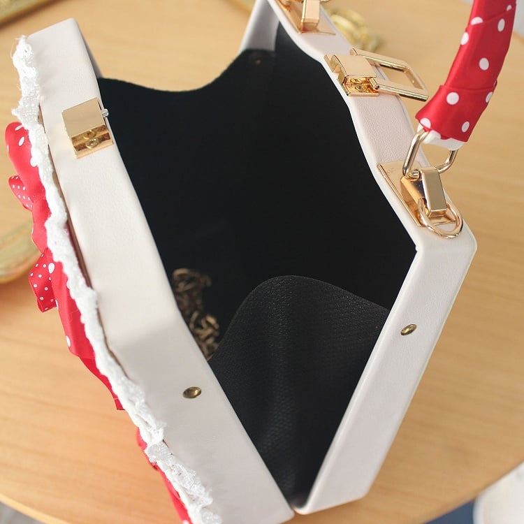 Crossbody/Hand Bag Lolita Gingham Strawberry