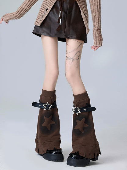 Nude Color Y2K Butterfly Print Stockings