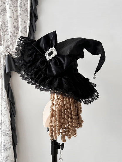 Black Gothic Lolita Witch Hat