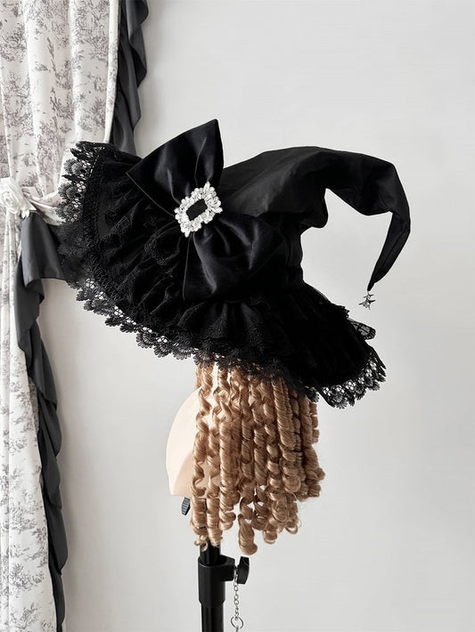 Black Gothic Lolita Witch Hat