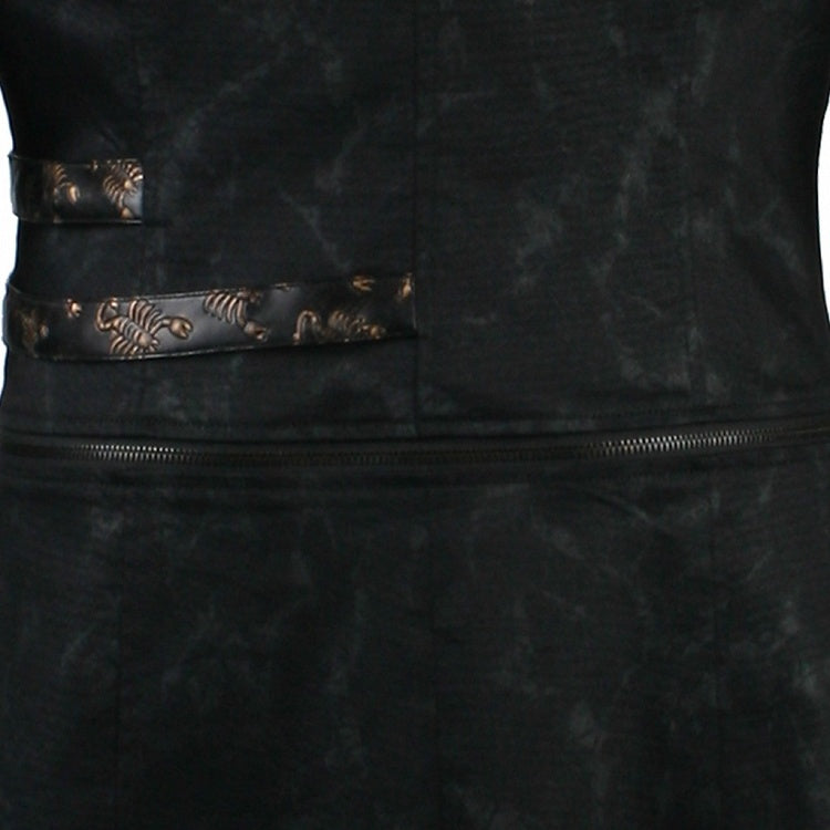 Black Long Wild Reaper Coat Men's