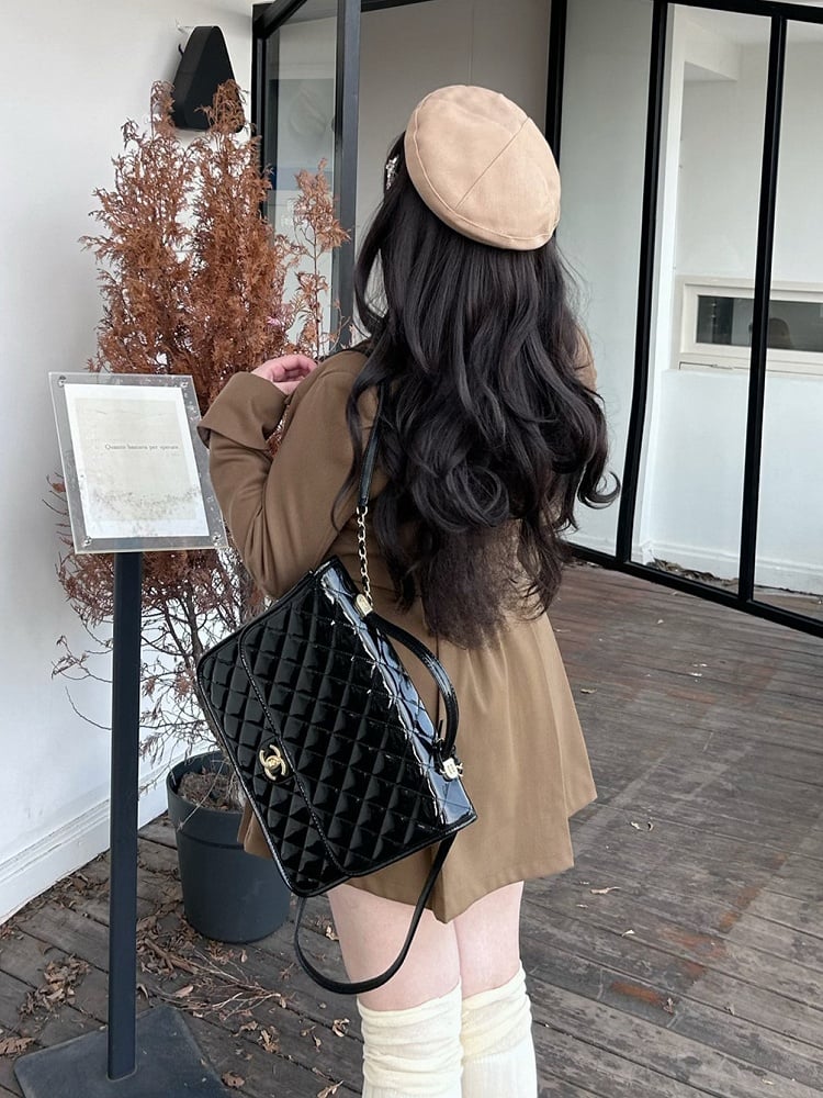 Kaffee - Größe Hosenträger Taille Preppy High Plus Rock Overalls